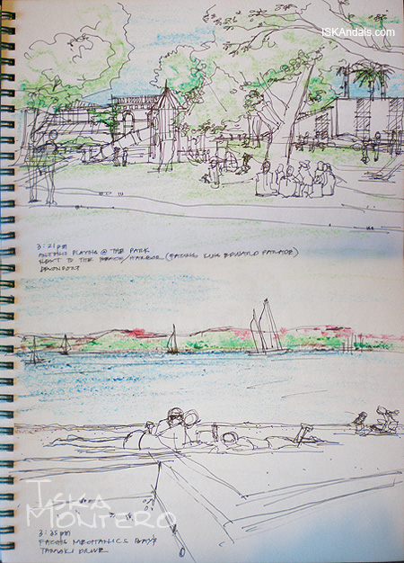 Devonport playground and wharf